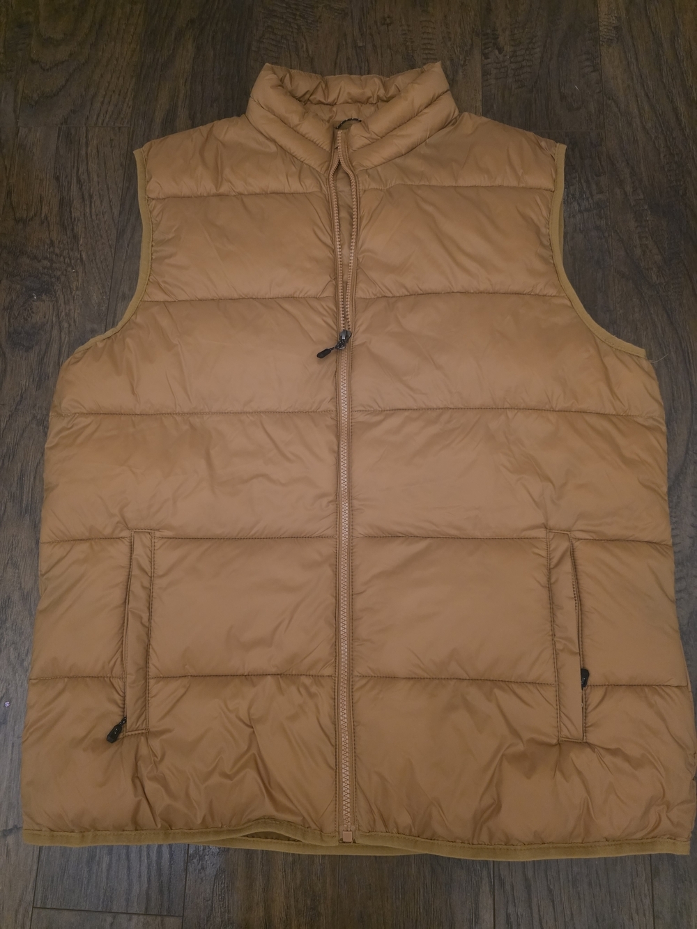 Swiss Tech Tan Quilted Puffer Vest